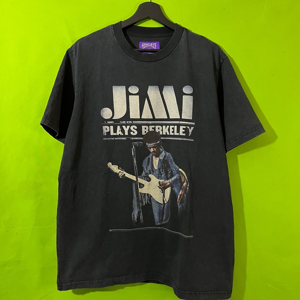 Shoe Palace Jimi Hendrix Plays Berkeley Live Graphic T-Shirt Black Large